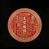 Chinese Brass Ornaments Fortune Eight Trigram Copper Mirror Tabletop Ornaments Living Room Study Home Decoration