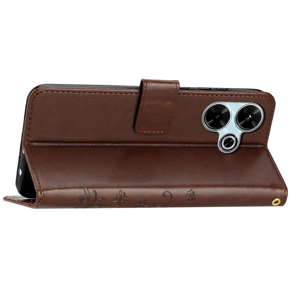 For Xiaomi Redmi 13 5G/13 4G Case PU Leather Phone Wallet Cover with Strap