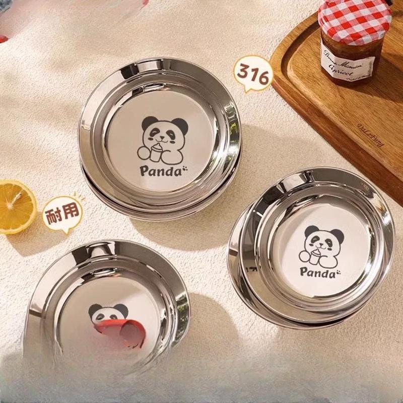 316 Stainless Steel Kids Cartoon Plate