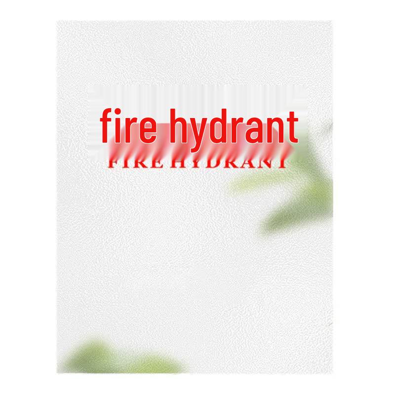 Shangrui Frosted Acrylic Fire Hydrant Panel 106x57.5 cm
