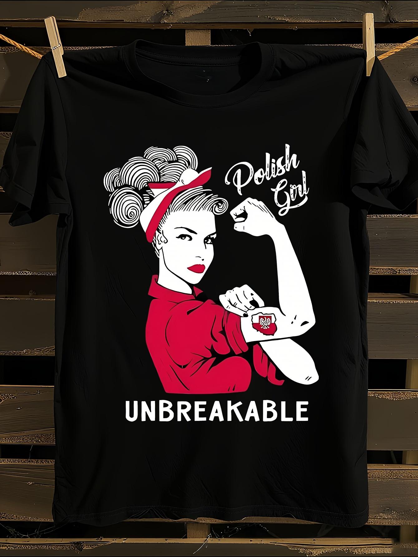 Funny Polish Unbreakable Graphic Tshirt L