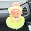 Ventilation Plush Safety Seat Car Air Outlet Decoration Doll Car Interior Decoration for 17cm Labubu Doll