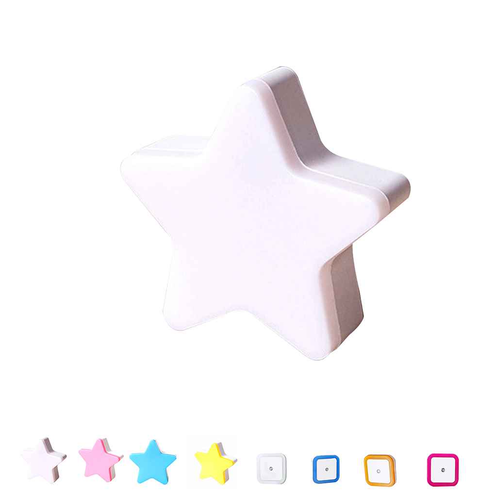 Cartoon Star LED Children Animal Night Light Soft Silicone Bedroom Lamp Gift