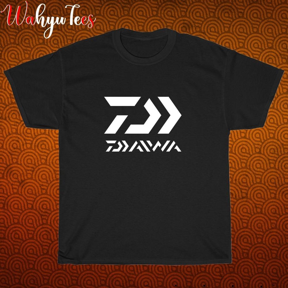 New! Daiwa Fishing Logo Black Grey Navy White Size S-5XL Unisex T-Shirt