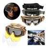 CS Airsoft Explosion-proof Goggle Glasses Eye Protection Mask with 3 Lenses