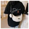 Stylish Minimalist Dumpling Bag Spacious Korean Women Shoulder Crossbody Bag Versatile Everyday Shopping Tote