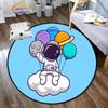 Space Universe Vector Ufo and Many Planets In Galaxy Round Bedroom Floor Mat Cosmos  solar system pattern Decoration Carpets