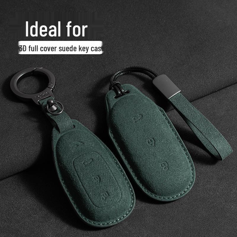 Li Auto L6/L7/L8/L9max Schlüsseletui Hochwertige Wildleder-Tasche mit Lanyard