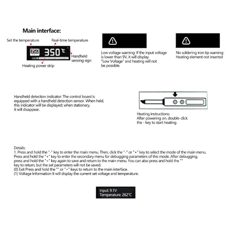 Digital Temperature Control Intelligent Soldering Iron 100W With Aluminum Alloy Construction Anti Slip Grip For DIY Projects