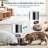 Smart Cat Feeder: Timed, Portion-Controlled, Voice Broadcast, Global Compatibility - Bestseller in EU, US, SEA