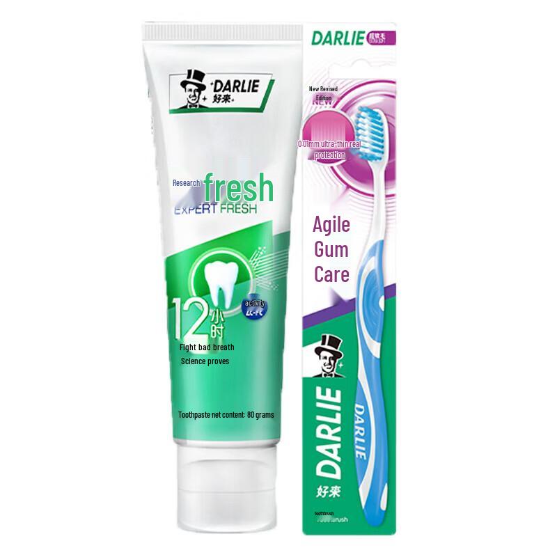 

Darlie Fresh Breath Toothpaste & Toothbrush Set