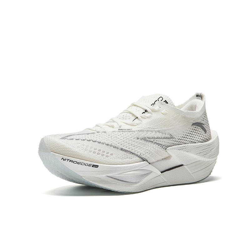 Anta C202 6.0 Pro Comfortable Simple Non-Slip Breathable Durable Low-Top Casual Running Shoes Women sneaker White Silver 122445571-3