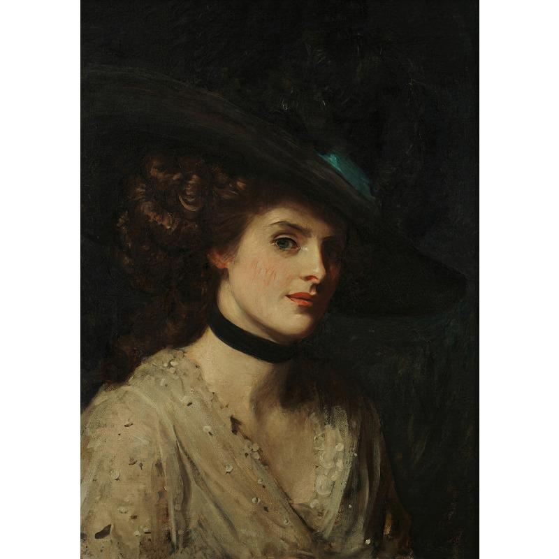 Portrait of Women In The Middle Ages Posters and Prints Artistic Art Canvas Painting Wall Art Pictures Home Bar Room Decoration