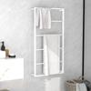 Day and Night - Day and Night White Steel Towel Rack 60x10x116 Cm
