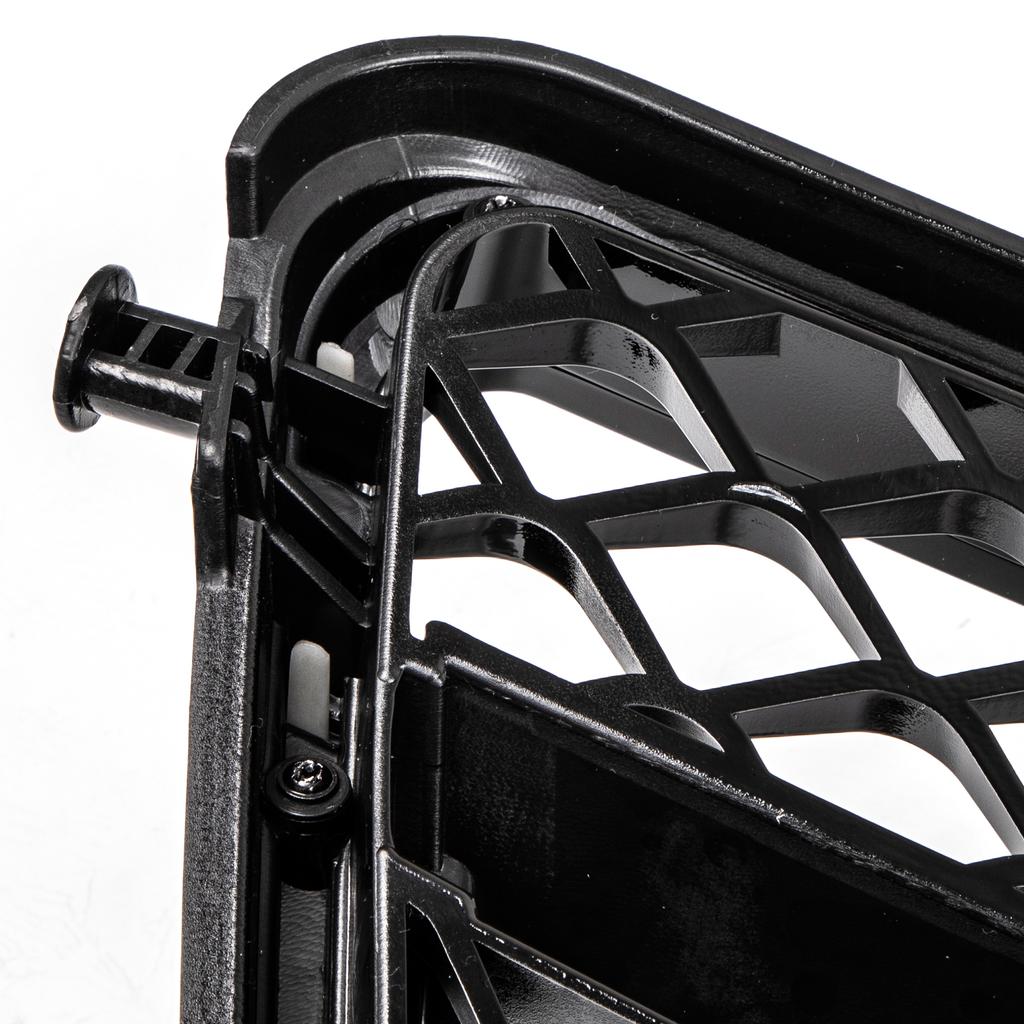 ABS Gloss Black Chrome Front Bumper Grille Fit C-Class Benz W204 C300 C350 08-14