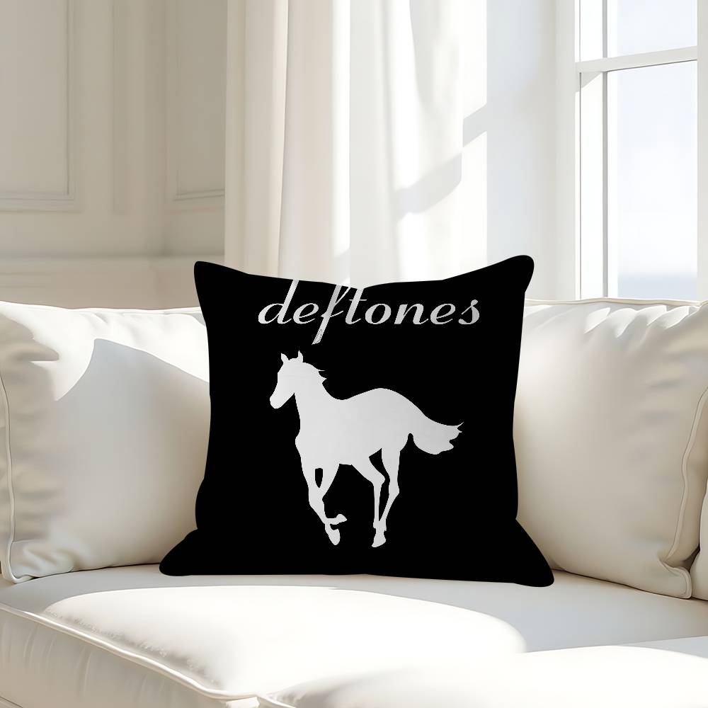 Deftones Music Pillow Cover Sofa Cushion Cover Home Room Decoration Children Gift