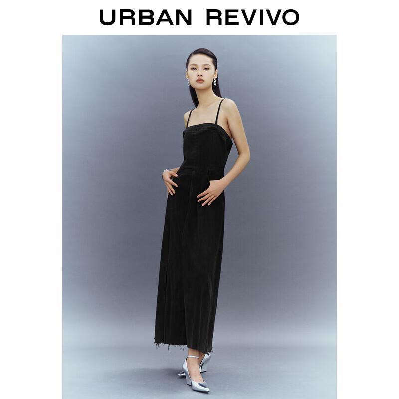 

UR Women s Retro Off-Shoulder Denim Midi Dress S