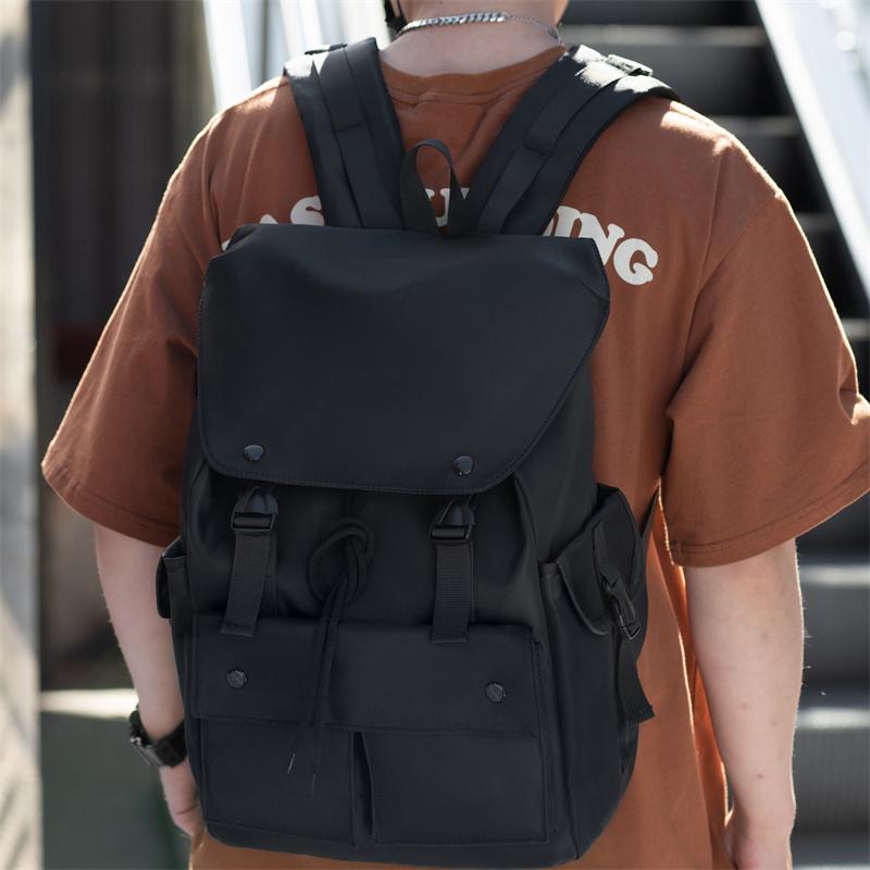 Largecapacity men's backpack with adjustable shoulder straps,suitable for high school and daily commuting,travel,school backpack
