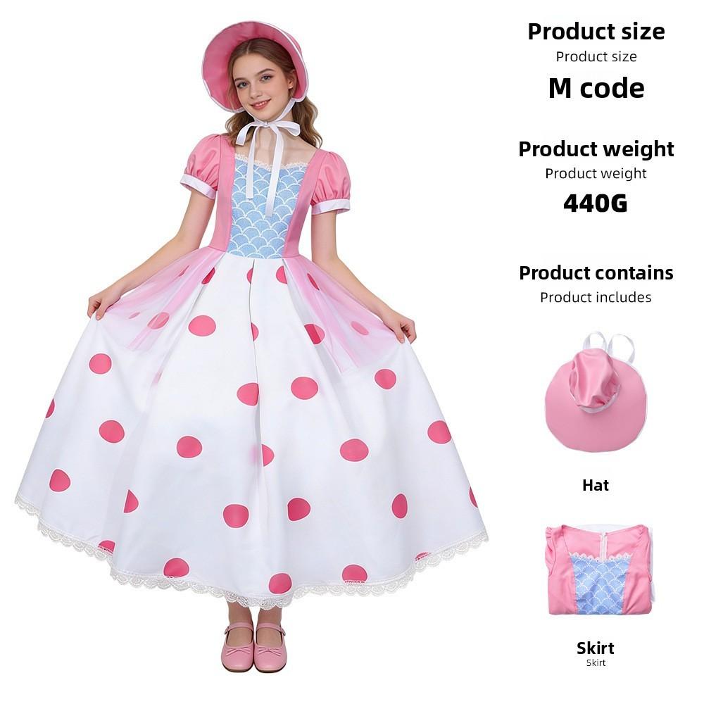 Toy Story Halloween Woody And Bo Peep Cosplay Costume For Kids And Adults Dress,Kids 110