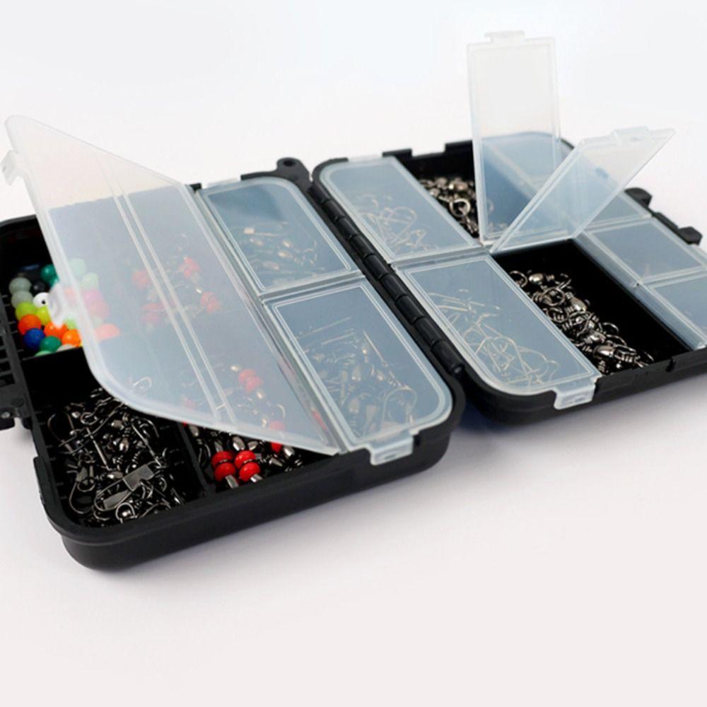 Lure Storage Box Fishing Tackles Box Swivels Clips Fishing Hooks Set Box Carp Fishing