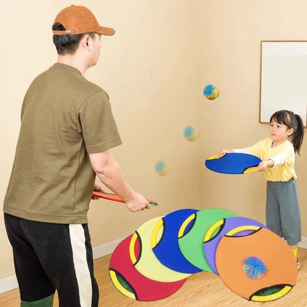 Parent-Child Interactive Throw Catching Ball Toy Ball Funny Ball Rackets  for Children/Kids