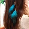1PC Ethnic Style Decorative Tassel Secure-Grip Clip Natural Hairpin Lightweight Hair Bohemian Feather Delicate