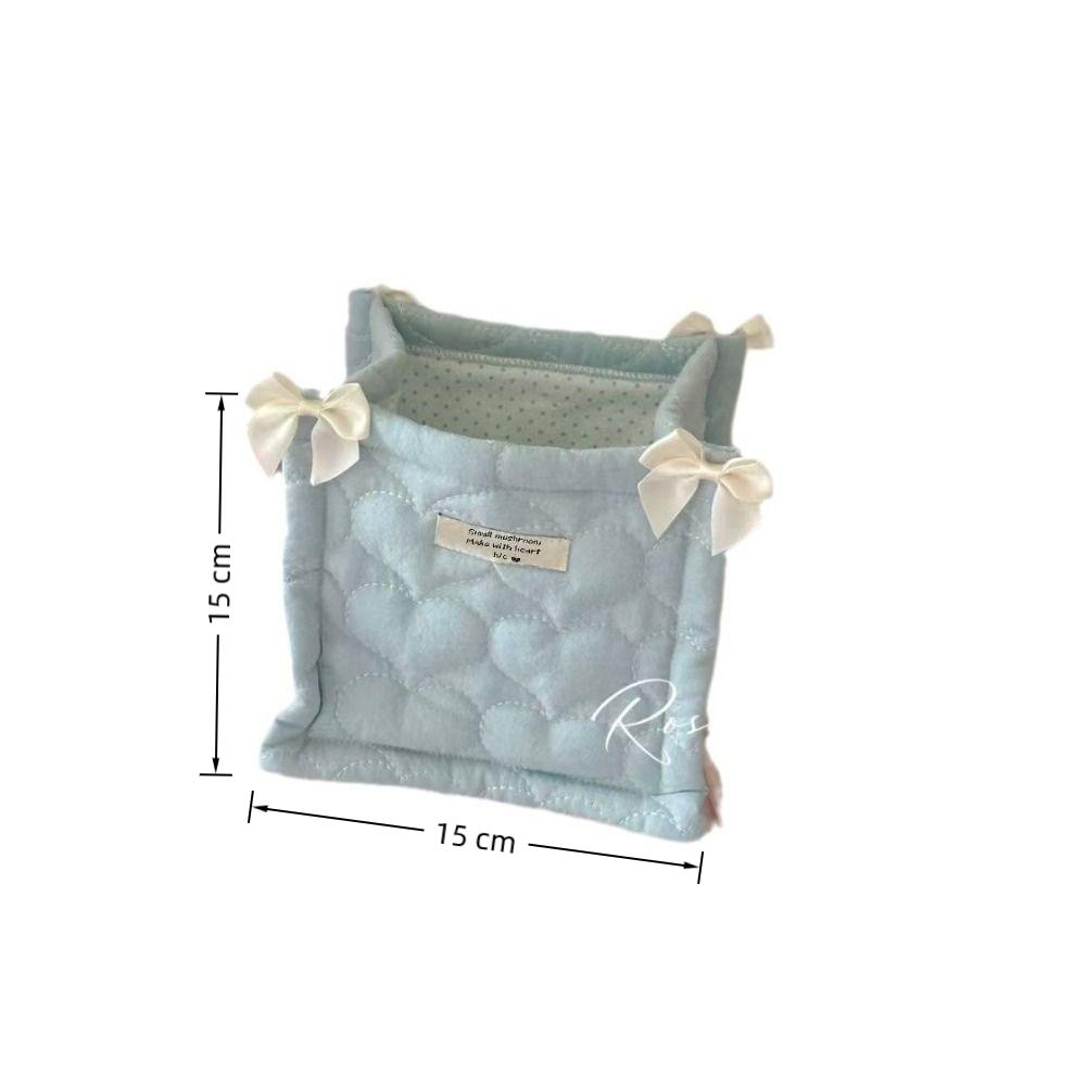 Square Storage Basket Cotton Home Decoration Cute Desktop Box
