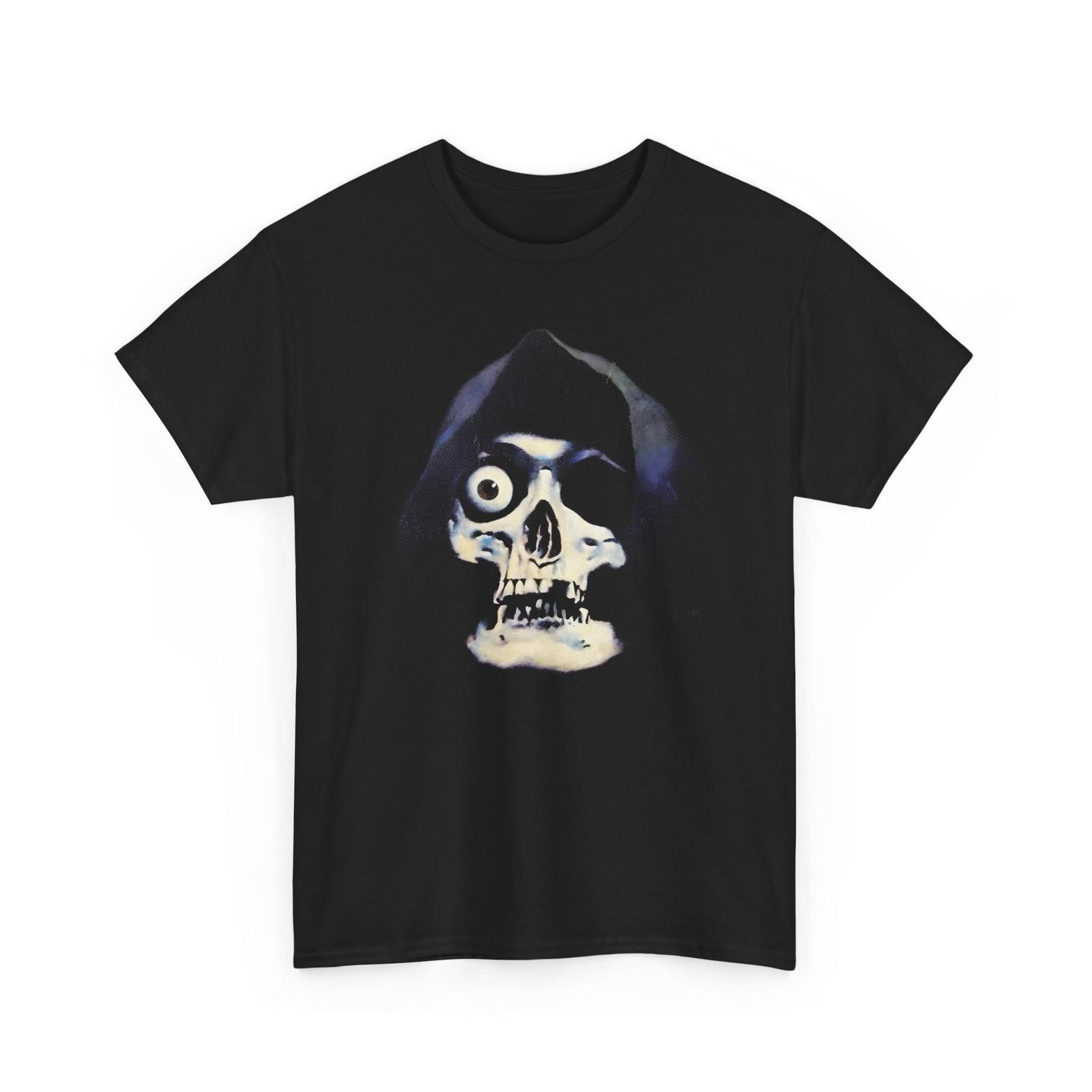 one eyed skull vintage graphic tshirt S разноцветный