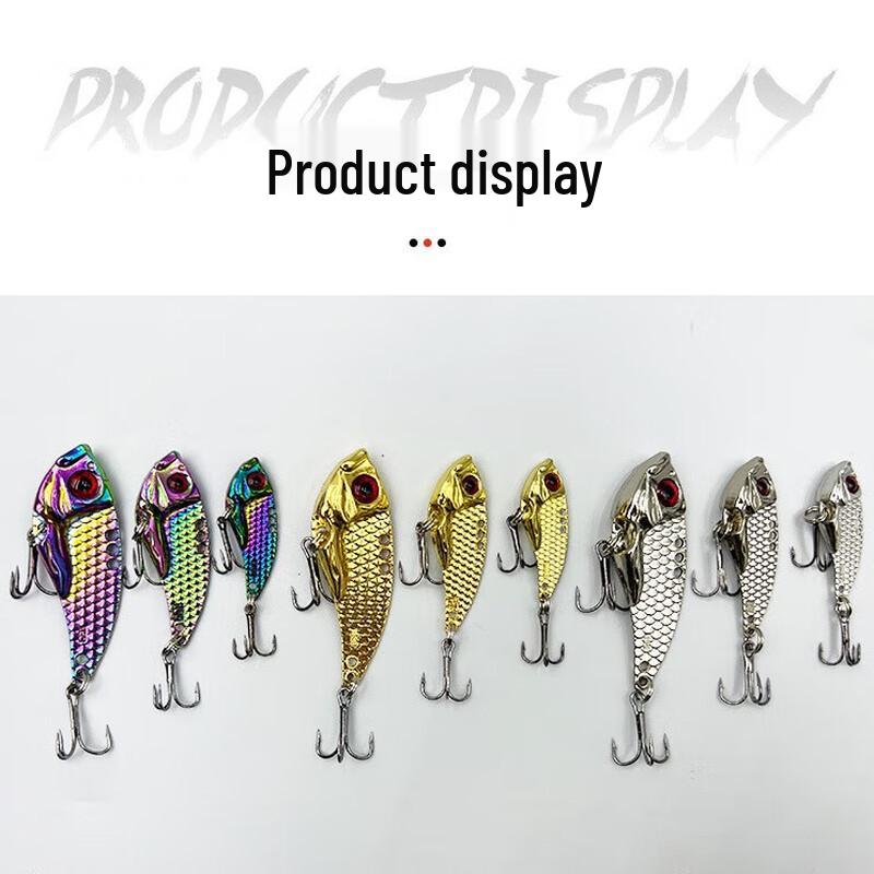 oeny Metal Dragon Scale VIB Lure Set