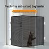 Retractable Anti-Jump Barrier for Cats and Dogs - Thickened Pet Gate & Door Partition