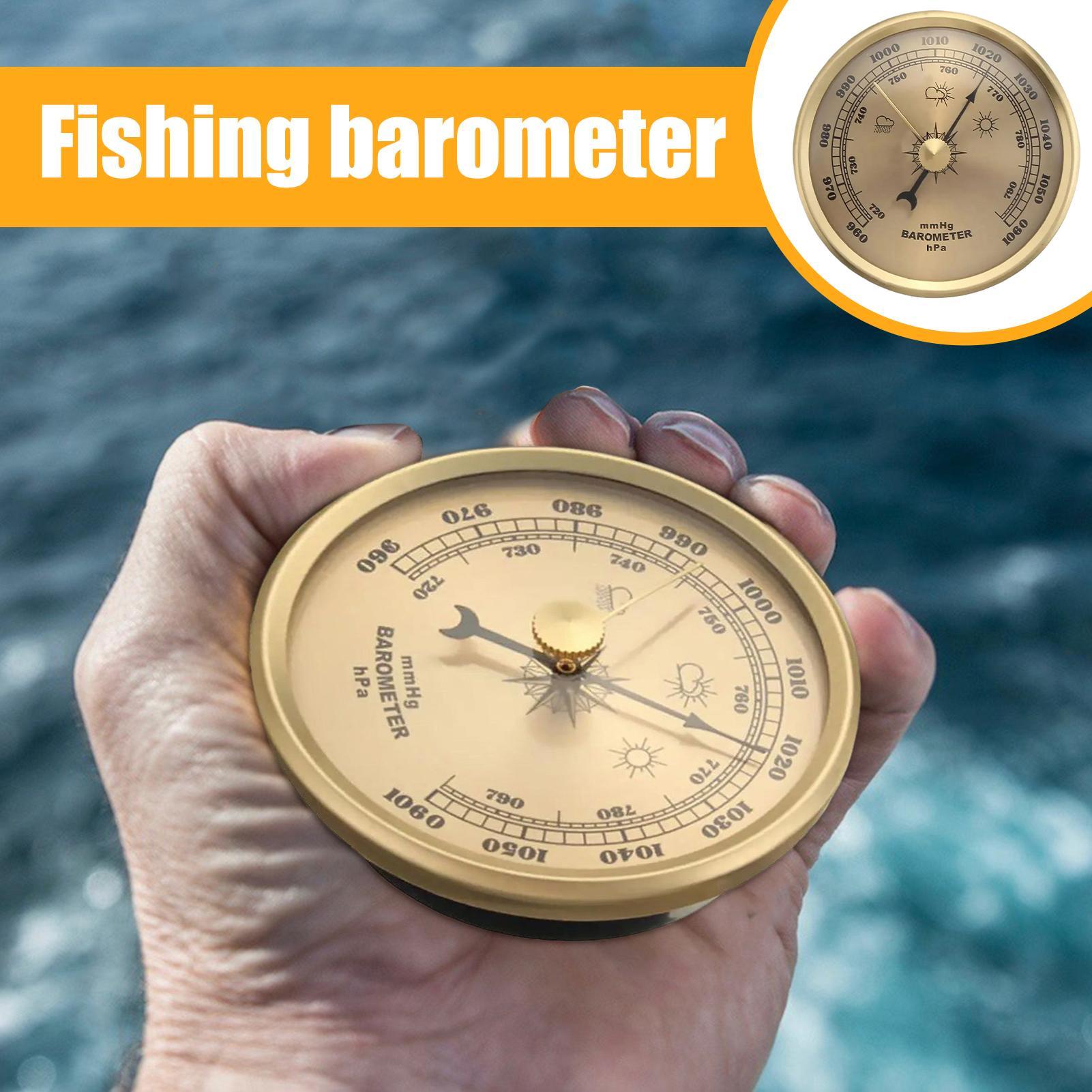 

Pressure Change Indicator Precision Aneroid Barometer With Thermometer & Hygrometer Humidity Tester Meter Outdoor Fishing Tool CN