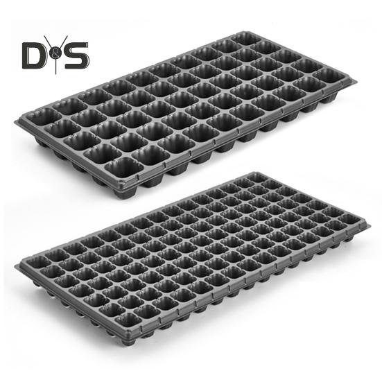 10 Stück Pflanzgefäße für Setzlinge, verdickte Samen, Starter, Keimung, Shuttle-Trageschale, runde Pflanzschale mit Drainagelöchern für