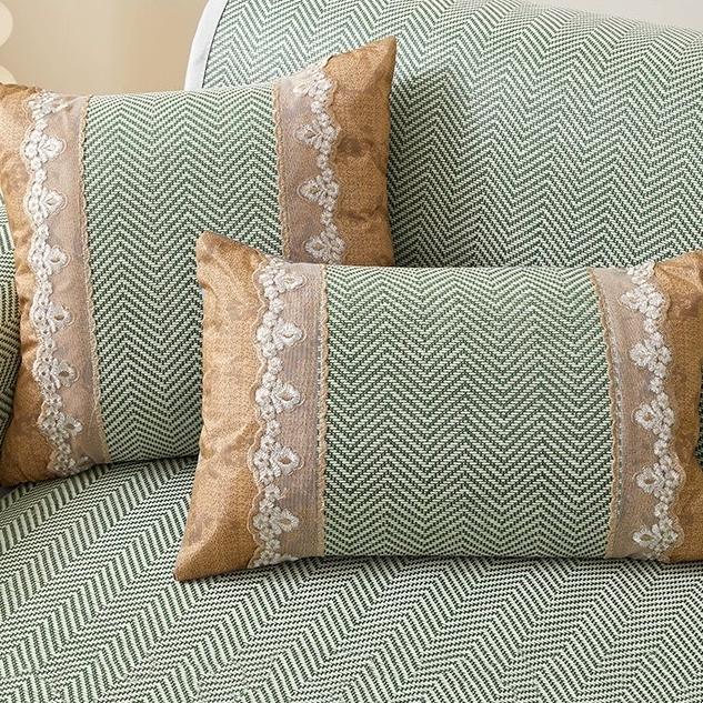 Summer Ice Vine Durable Sofa Mat Simple Dustproof Anti Slip Furniture Protective Cover Household Fashion Washable Seat Cushion