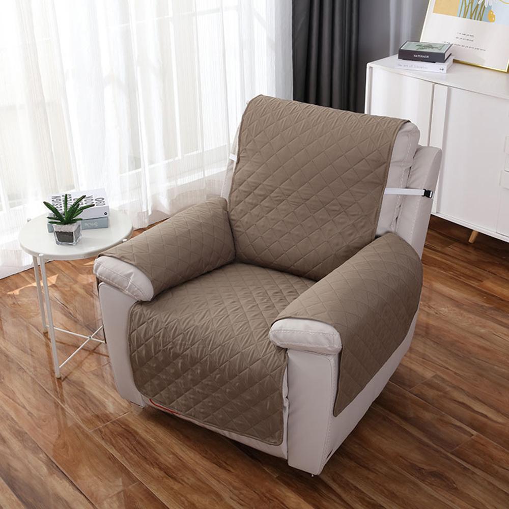 Quilted Anti-wear Recliner Sofa Cover for Dogs Pets Kids Anti-Slip Couch Cushion Slipcover Armchair Furniture Protector Washable