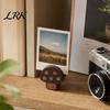 Wooden Card Holder Mushroom Place Holder, Mini Hedgehog Table Number Solid Wood Photo Clip Farmhouse Note Picture for Home Office