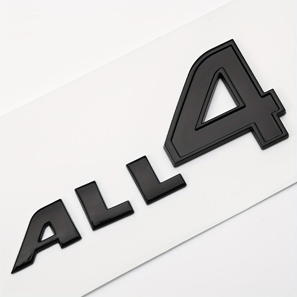 Car ABS ALL4 Logo Side Door Decal Trunk Sticker for C-ooper S R60 F60 F54 R56 R57 Countryman CLUBMAN Car Styling Accessories