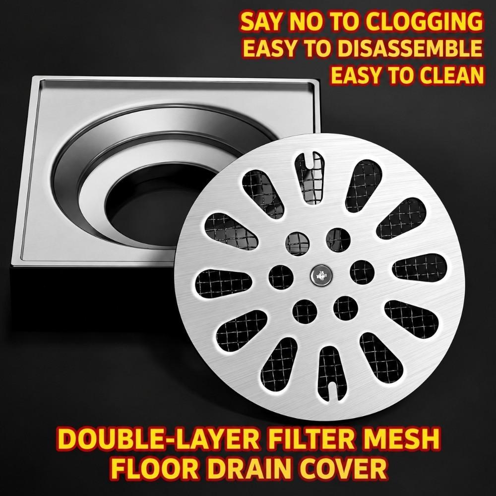 With Mesh Floor Drain Lid Stainless Steel Drain Filter Sewer Cover  Floor Drain Replacement