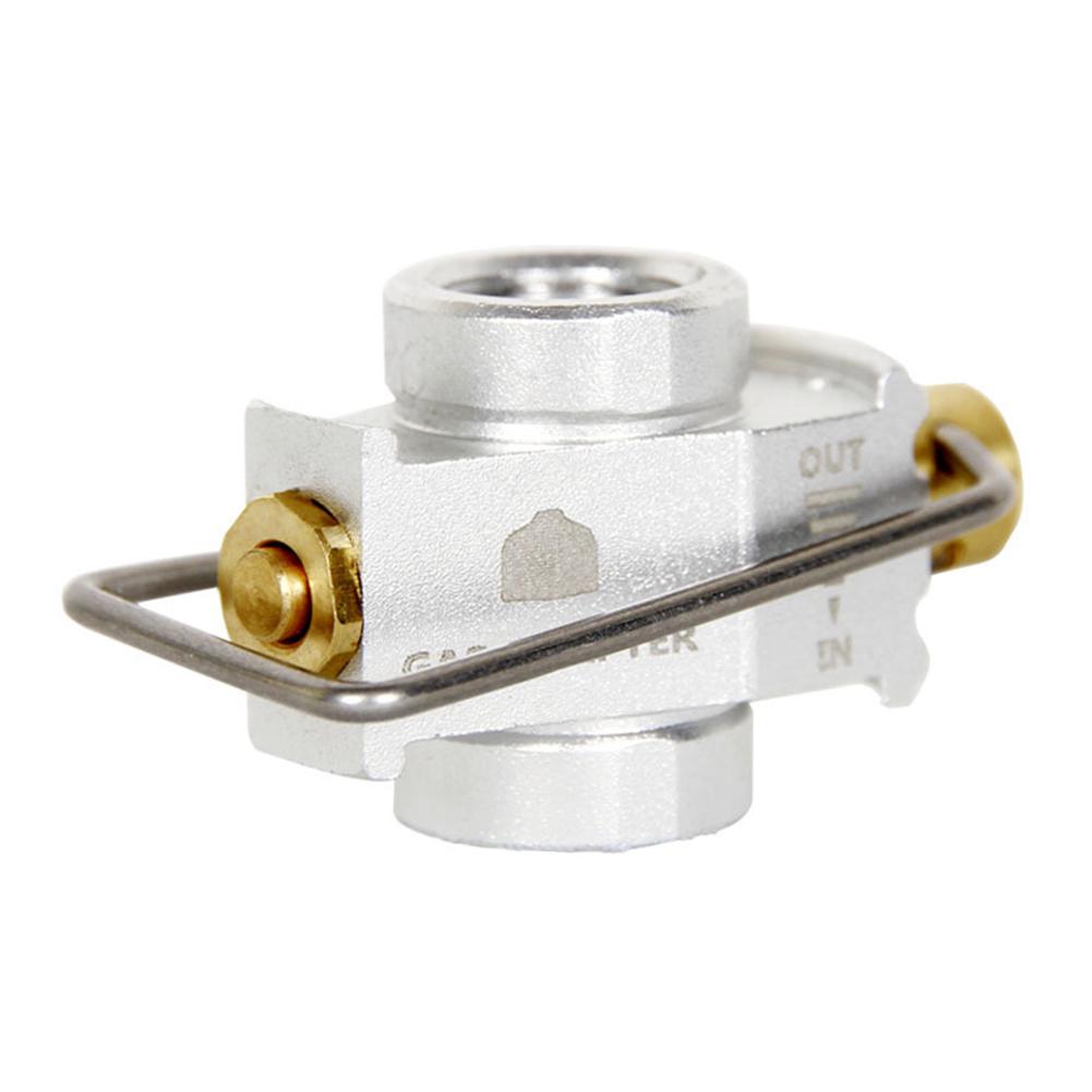 

Refill Flat Tank Conversion Adapter Wear Resistant Fuel Transfer Device Leakproof Camping Canister Vent Valve for Camping Picnic срібний