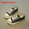Girls' 2023 Autumn Canvas Shoes - Korean Style, Flat, Casual, Trendy, All-Match, White.