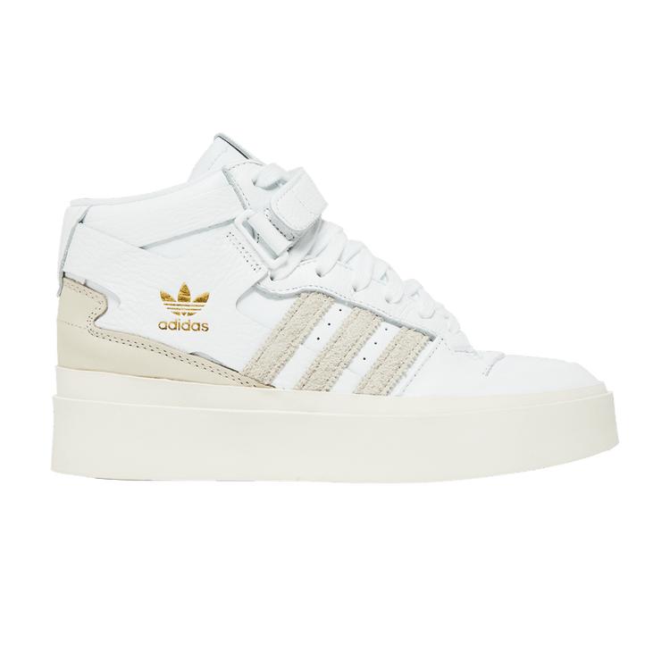 adidas Forum Bonega Mid Cloud White Orbit Grey Bliss (Women s) 36.5