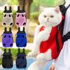 Adjustable Dog Front Carrier Legs Out Dog Breathable Portable Travel Pet Dog Carrier Backpack Mesh Carrier for Dog Cats Outdoor