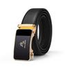 Genuine Paul Leather Men's Automatic Buckle Belt - High-End Cowhide Business Waistband
