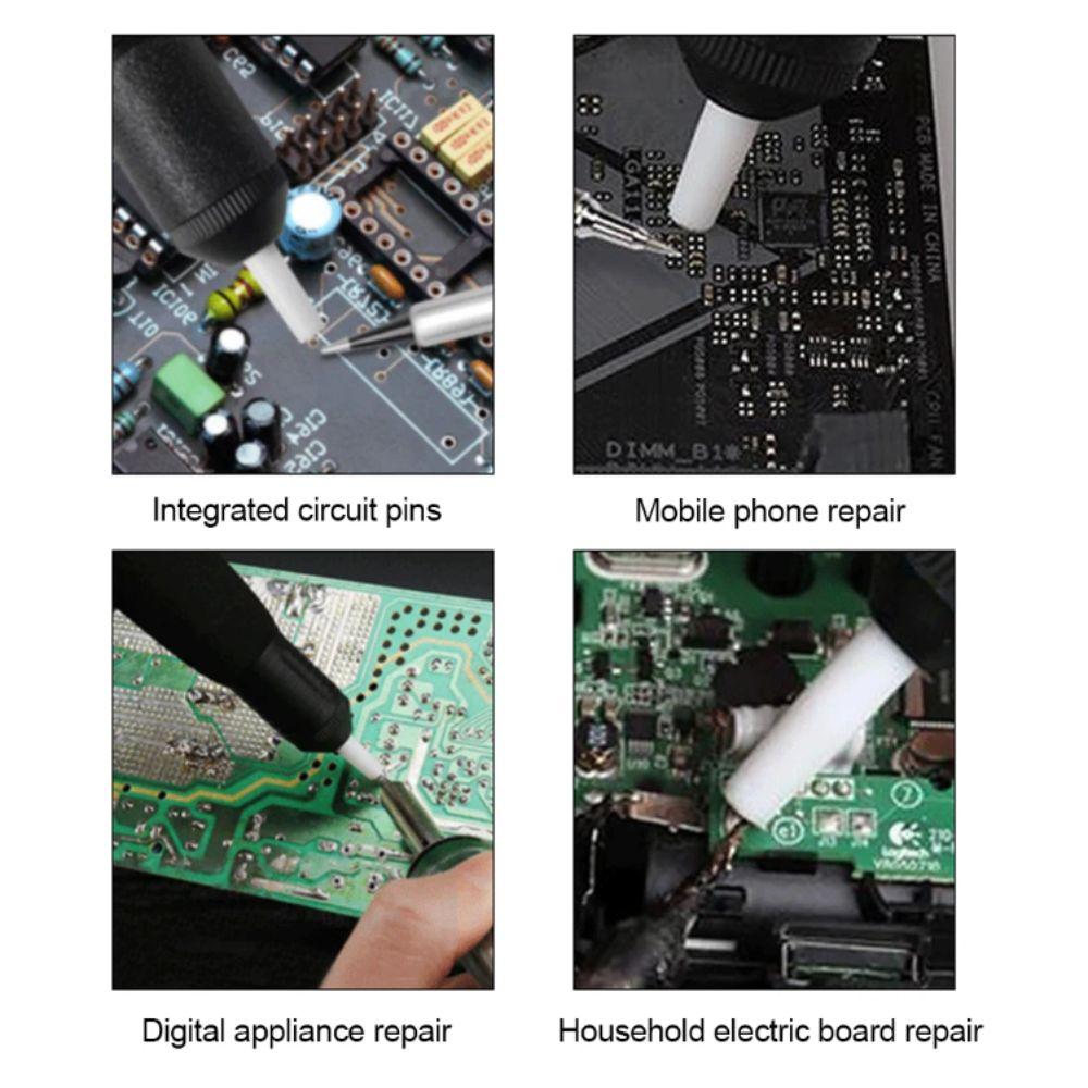 Aluminum Metal Soldering Sucker Hand Welding Desolder Tool Desoldering Pump  Component Removal