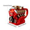 Tazas de Café con Motor V8 Taza para Bebidas de Agua con Asa Vajilla Reutilizable Moderna Té Rojo para Cafetería