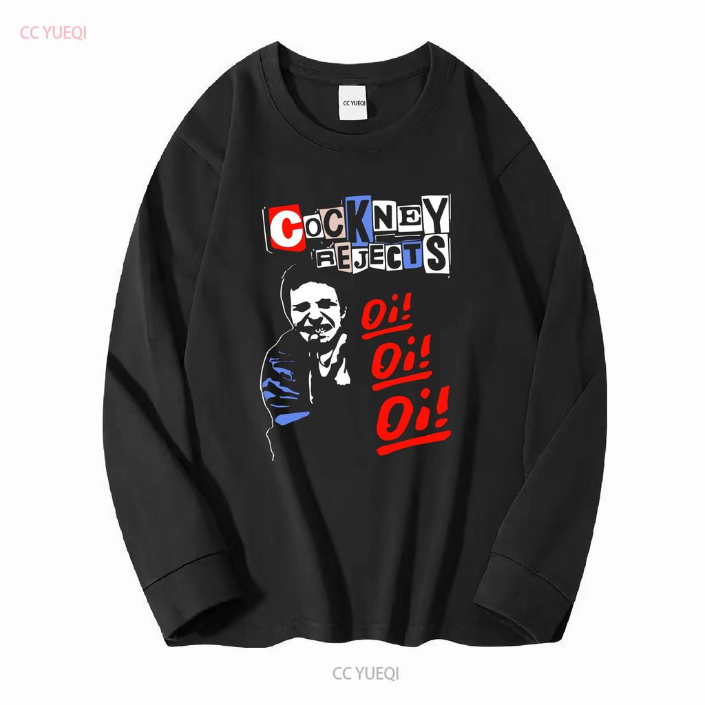 Cockney Rejects Funny Logo T Shirt Size S 3XL Long or Short Sleeves Vintage Washed Unisex Streetwear Breathable Homme
