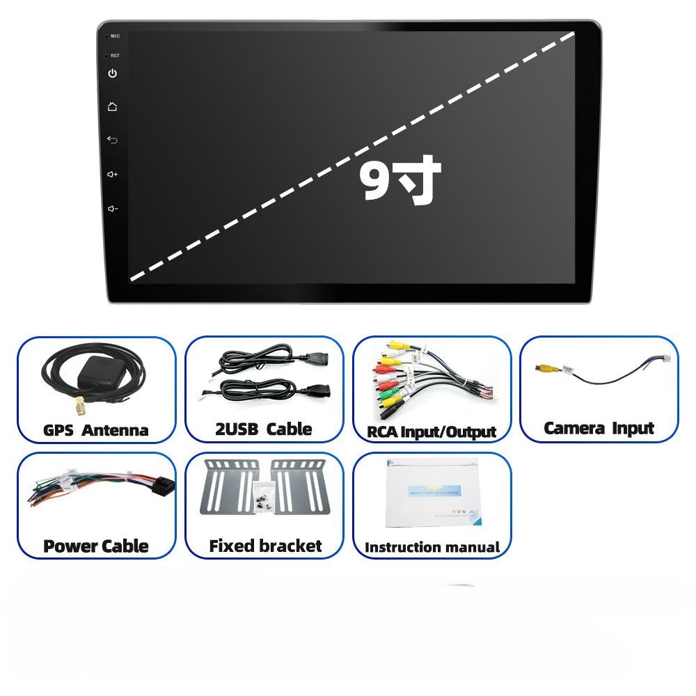 Carplay Inalámbrico 2din Android 15 Radio de Coche Reproductor Multimedia de Video Universal Navegación GPS 4G WiFi AutoRadio