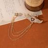 Vintage Crown Fringed Chain Fashion Brooch Dress Light Luxury High Sense Rhinestone Accessories Brooch