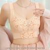 Adjustable Full Coverage Lace Mesh Bra for Large Busts with Side Support
