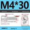 304 Stainless Steel Hex Socket Cap Screw with Washer - Sizes M3, M4, M5, M6, M8, M12
