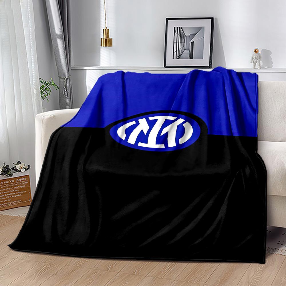Inter Milan Blanket Durable Comfort Suitable For Bedding Chair Bed Four Seasons Multipurpose Warmthful Decor Perfect Gift For Relatives And Friends
